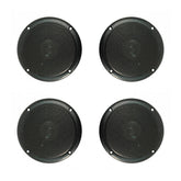4 haut-parleurs de plafond étanches Electrovision 6" (noir)
